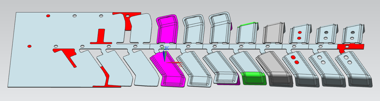 五金模具设计学员作品